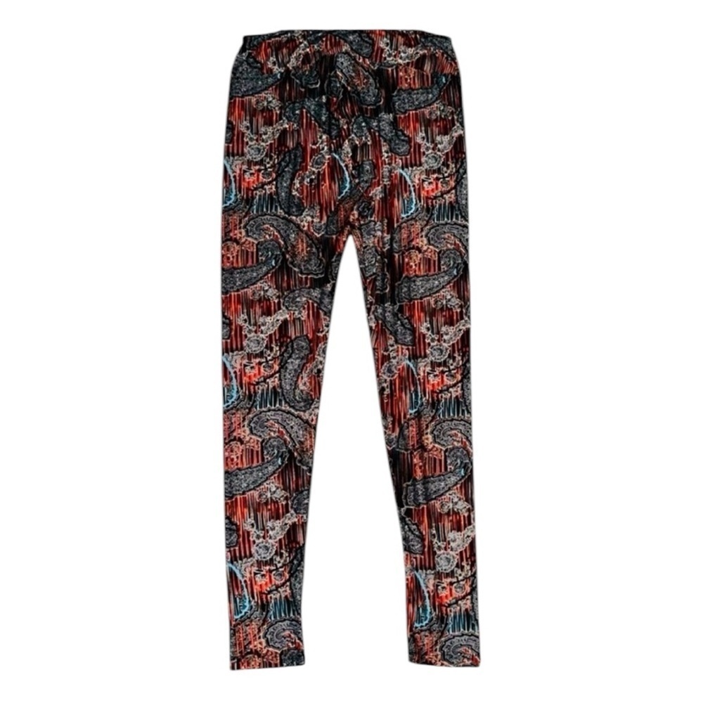 Women’s LuLaRoe psychedelic Paisley Stretch Pants leggings Size Medium